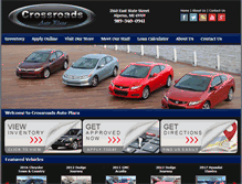 Tablet Screenshot of crossroadsautoplaza.com